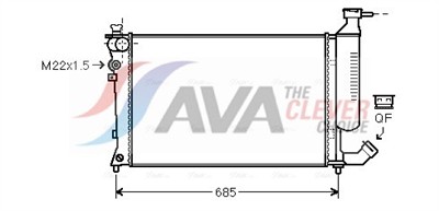 AVA QUALITY COOLING CNA2157 Číslo výrobce: 376717171. EAN: 4045385187348.