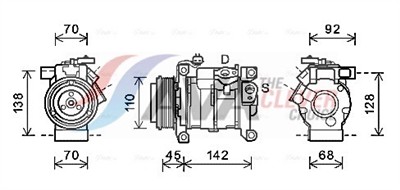 AVA QUALITY COOLING CRAK128 EAN: 4045385211708.