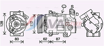 AVA QUALITY COOLING DAAK015 EAN: 4045385255443.