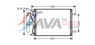 AVA QUALITY COOLING DN5252D Číslo výrobce: 351303231. EAN: 4045385216932.