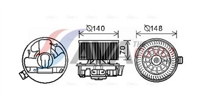 AVA QUALITY COOLING DN8383 Číslo výrobce: F667217D. EAN: 4045385191710.