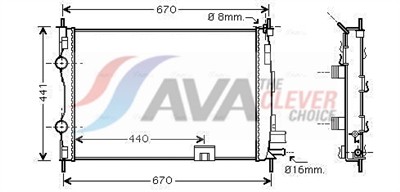 AVA QUALITY COOLING DNA2287 Číslo výrobce: 376753691. EAN: 4045385107186.