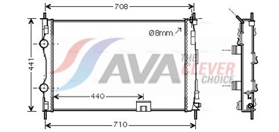 AVA QUALITY COOLING DNA2288 Číslo výrobce: 376753701. EAN: 4045385107193.