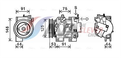 AVA QUALITY COOLING DNAK335 EAN: 4045385252886.