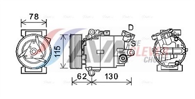 AVA QUALITY COOLING DNAK386 EAN: 4045385255924.