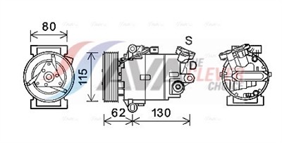 AVA QUALITY COOLING DNAK390 EAN: 4045385223824.