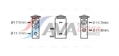 AVA QUALITY COOLING FD1462 Číslo výrobce: 351234581. EAN: 4045385176977.