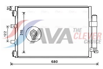 AVA QUALITY COOLING FD5487D Číslo výrobce: 351344554. EAN: 4045385209620.