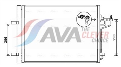 AVA QUALITY COOLING FD5488D Číslo výrobce: 351343191. EAN: 4045385209637.