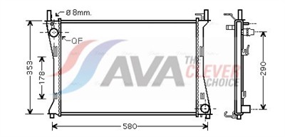 AVA QUALITY COOLING FDA2400 Číslo výrobce: 376764354. EAN: 4045385198979.