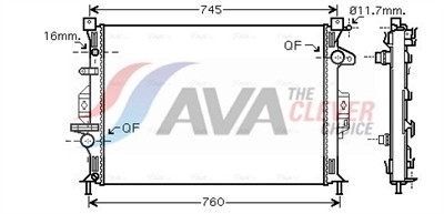 AVA QUALITY COOLING FDA2425 Číslo výrobce: 376787121. EAN: 4045385169221.