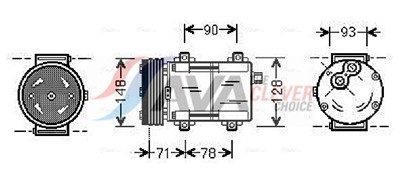 AVA QUALITY COOLING FDAK277 EAN: 4045385097326.