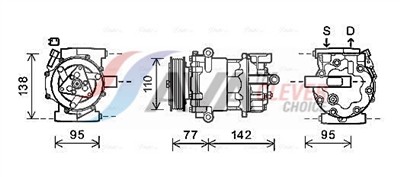 AVA QUALITY COOLING FDAK470 Číslo výrobce: 351334401. EAN: 4045385255900.