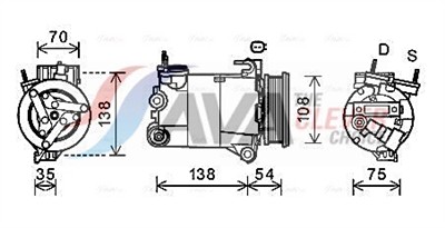 AVA QUALITY COOLING FDAK478 EAN: 4045385221899.