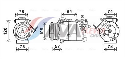 AVA QUALITY COOLING FDAK587 EAN: 4045385253074.