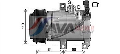 AVA QUALITY COOLING FDAK682 EAN: 4045385245154.
