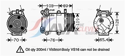 AVA QUALITY COOLING FDK392 EAN: 4045385072545.