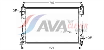 AVA QUALITY COOLING FTA2312 Číslo výrobce: 440926702. EAN: 4045385169207.