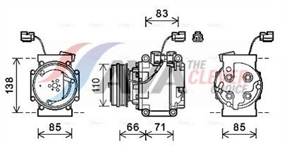 AVA QUALITY COOLING HDAK260 Číslo výrobce: 351322941. EAN: 4045385185078.