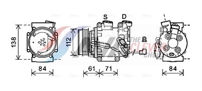 AVA QUALITY COOLING HDAK275 Číslo výrobce: 351322491. EAN: 4045385190218.