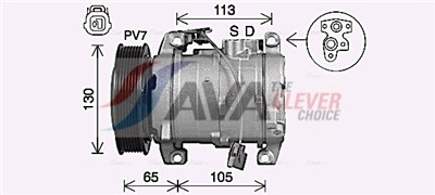 AVA QUALITY COOLING HDAK322 EAN: 4045385252930.