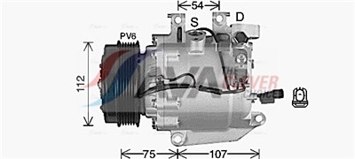 AVA QUALITY COOLING HDAK332 EAN: 4045385252381.
