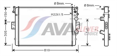 AVA QUALITY COOLING IVA2043 EAN: 4045385187133.