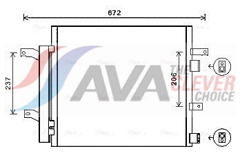 AVA QUALITY COOLING JR5056D Číslo výrobce: 351100751. EAN: 4045385215522.