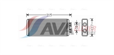 AVA QUALITY COOLING JR6055 EAN: 4045385200344.