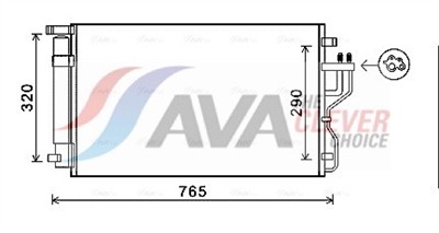AVA QUALITY COOLING KA5153D Číslo výrobce: 351343091. EAN: 4045385208685.