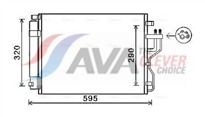 AVA QUALITY COOLING KAA5151D Číslo výrobce: 351343074. EAN: 4045385216215.