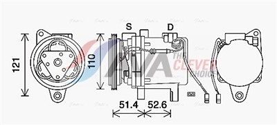 AVA QUALITY COOLING MCAK019 Číslo výrobce: 351131671. EAN: 4045385219643.