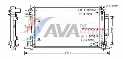 AVA QUALITY COOLING MS2445 EAN: 4045385104369.