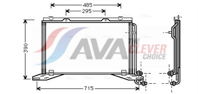 AVA QUALITY COOLING MS5222 Číslo výrobce: T894R. EAN: 4045385012398.
