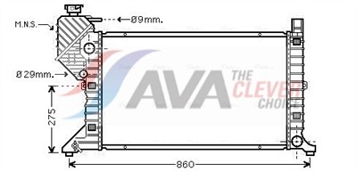 AVA QUALITY COOLING MSA2300 EAN: 4045385107605.