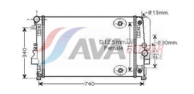 AVA QUALITY COOLING MSA2460 EAN: 4045385200214.