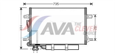 AVA QUALITY COOLING MSA5307D EAN: 4045385217250.