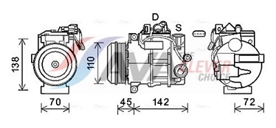 AVA QUALITY COOLING MSAK682 Číslo výrobce: 351006351. EAN: 4045385246953.