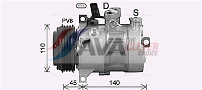 AVA QUALITY COOLING MSAK747 EAN: 4045385250899.