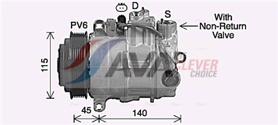 AVA QUALITY COOLING MSAK755 EAN: 4045385256136.