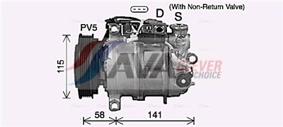 AVA QUALITY COOLING MSAK772 Číslo výrobce: 72524675. EAN: 4045385251391.