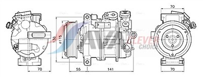 AVA QUALITY COOLING MSAK786 Číslo výrobce: 351012721. EAN: 4045385255269.