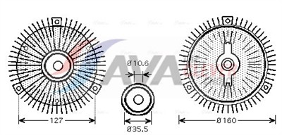 AVA QUALITY COOLING MSC412 EAN: 4045385050161.