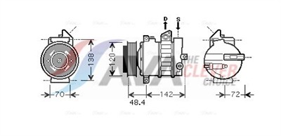 AVA QUALITY COOLING MSK437 EAN: 4045385094189.