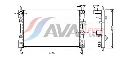 AVA QUALITY COOLING MTA2172 Číslo výrobce: 376735401. EAN: 4045385197101.