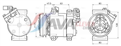 AVA QUALITY COOLING MTAK295 EAN: 4045385255054.