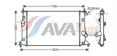 AVA QUALITY COOLING MZ2183 EAN: 4045385074020.