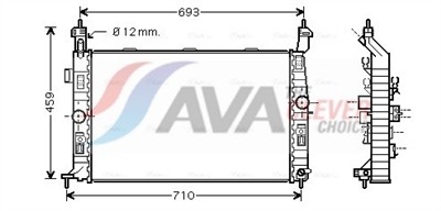 AVA QUALITY COOLING OL2345 EAN: 4045385052844.