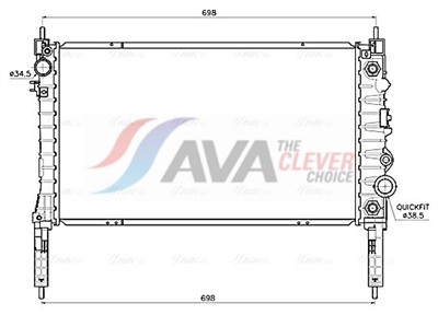 AVA QUALITY COOLING OL2747 EAN: 4045385253944.