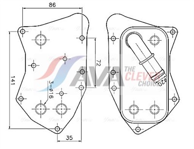 AVA QUALITY COOLING OL3749 Číslo výrobce: 55577341. EAN: 4045385254057.